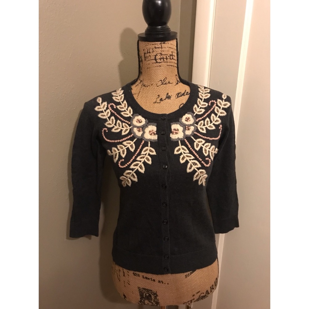 Tabitha Fanned Vines Cardigan
